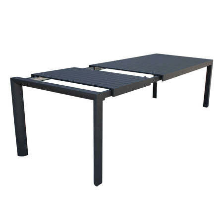 Tavolo allungabile "Sydney" in alluminio telescopico dogato 160-240x100 per giardino e veranda