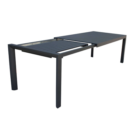 Tavolo allungabile "Sydney" in alluminio telescopico dogato 160-240x100 per giardino e veranda