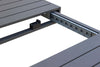 Tavolo allungabile Sydney in alluminio telescopico dogato 160-240x100 per giardino e veranda