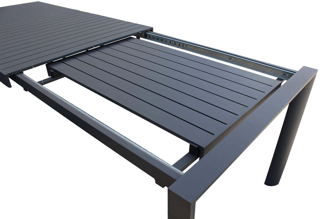Tavolo allungabile "Sydney" in alluminio telescopico dogato 160-240x100 per giardino e veranda