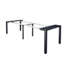 Tavolo allungabile Tulum in alluminio dogato 51-260 x 85 cm consolle per giardino e veranda