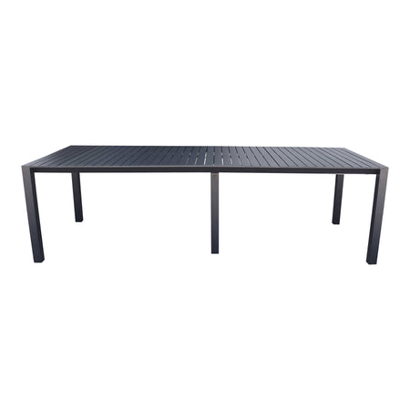 Tavolo allungabile "Tulum" in alluminio dogato 51-260 x 85 cm consolle per giardino e veranda