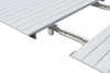 Tavolo allungabile Tulum in alluminio dogato 51-260 x 85 cm consolle per giardino e veranda