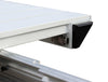 Tavolo allungabile Tulum in alluminio dogato 51-260 x 85 cm consolle per giardino e veranda