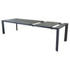 Tavolo Barbados allungabile telescopico per esterno e giardino, in alluminio 165/215 cm