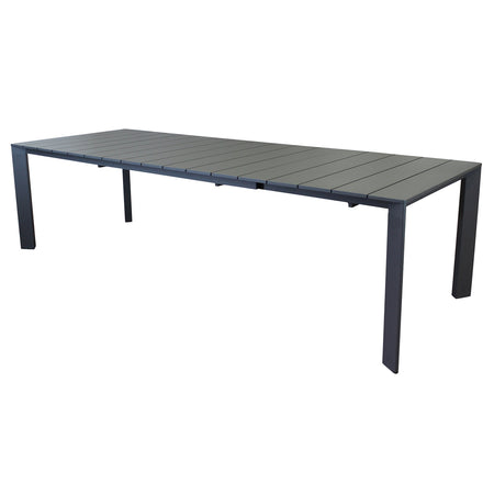 Tavolo "Barbados" allungabile telescopico per esterno e giardino, in alluminio 165/215 cm