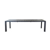 Tavolo Barbados allungabile telescopico per esterno e giardino, in alluminio 165/215 cm
