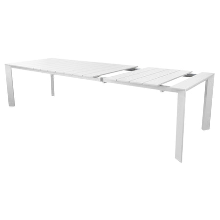 Tavolo "Barbados" allungabile telescopico per esterno e giardino, in alluminio 165/215 cm