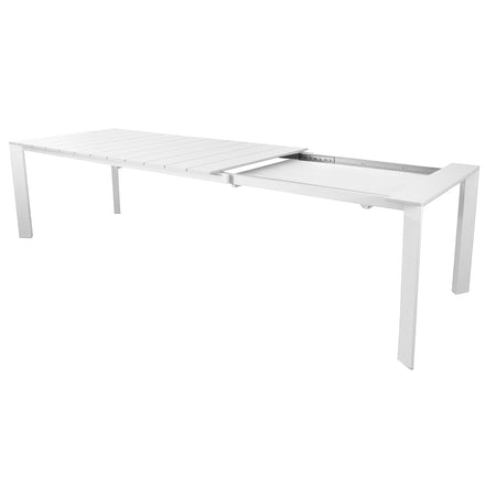 Tavolo "Barbados" allungabile telescopico per esterno e giardino, in alluminio 165/215 cm