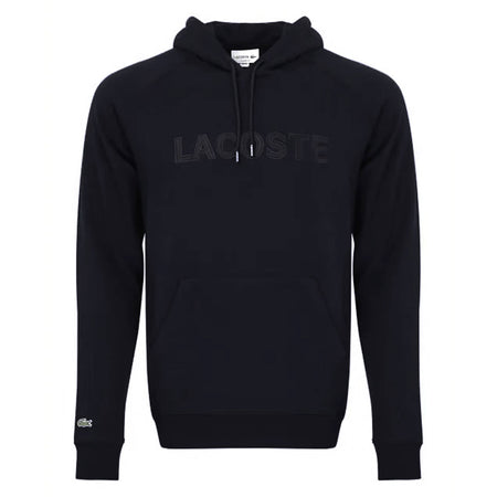 Lacoste Felpa Uomo Con Cappuccio E Tasca Frontale Felpa 100% Cotone Con Logo Coccodrillo Ricamato Polsini E Brodo A Coste Tinta Unita