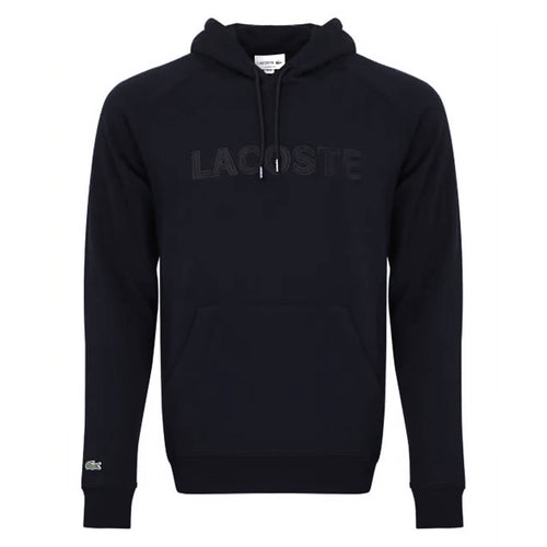 Lacoste Felpa Uomo Con Cappuccio E Tasca Frontale Felpa 100% Cotone Con Logo Coccodrillo Ricamato Polsini E Brodo A Coste Tinta Unita