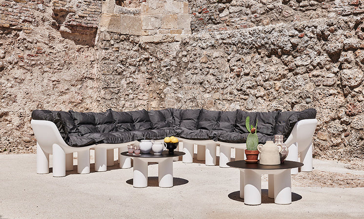 Sedia "Atene" struttura in polietilene per esterno