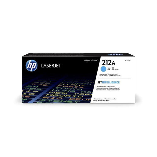 Cartuccia toner ciano originale HP 212A (W2121A) per HP Color LaserJet Enterprise M555 / M554 / M578