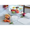 Set di 8 contenitori per alimenti - PYREX - Cook & Freeze - Vetro - Rettangolari - Coperchio speciale per congelatore