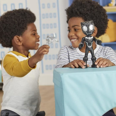 Action figure Spidey Black Panther da 9 pollici, giocattolo da supereroe per bambini in età prescolare, Spidey e i suoi fantastici amici, dai 3 anni in su