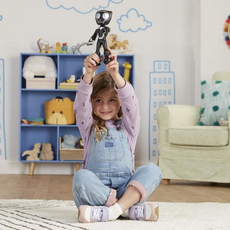 Action figure Spidey Black Panther da 9 pollici, giocattolo da supereroe per bambini in età prescolare, Spidey e i suoi fantastici amici, dai 3 anni in su