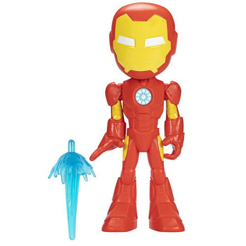 Spidey Iron Man Figura 22 cm, Giocattolo per bambini, da 3 anni, Hasbro Marvel Spidey e i suoi fantastici amici