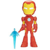 Spidey Iron Man Figura 22 cm, Giocattolo per bambini, da 3 anni, Hasbro Marvel Spidey e i suoi fantastici amici