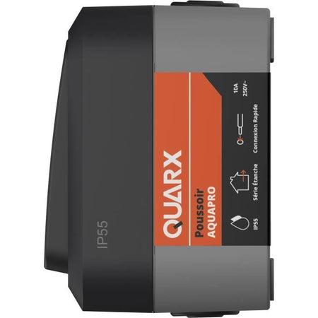 Pulsante - QUARX - Aqua Pro - Esterno, 250V, 10A, IP55, conforme NF