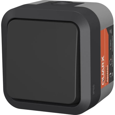 Pulsante - QUARX - Aqua Pro - Esterno, 250V, 10A, IP55, conforme NF