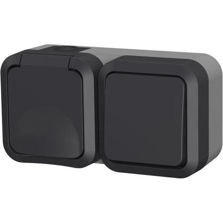 Presa doppia - QUARX - Aqua Pro - Esterno, verticale, IP55, 250V, 16A