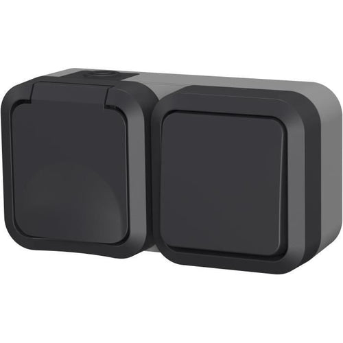 Presa doppia - QUARX - Aqua Pro - Esterno, verticale, IP55, 250V, 16A