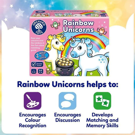 Unicorni multicolori - Gioco di coppia - FRUTTETO