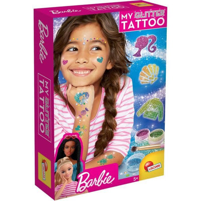 Kit Tatuaggi Glitter Barbie - LISCIANI GIOCHI - Crea tatuaggi colorati e scintillanti
