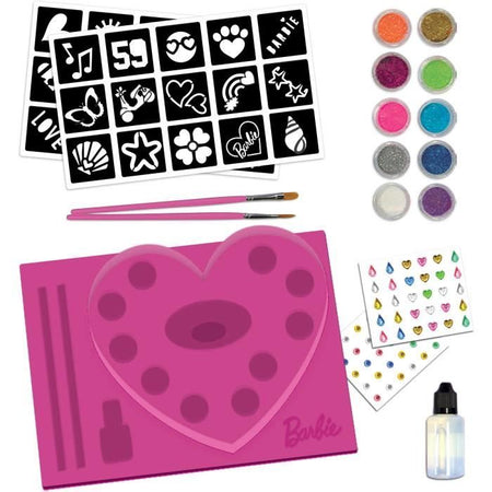 Kit Tatuaggi Glitter Barbie - LISCIANI GIOCHI - Crea tatuaggi colorati e scintillanti