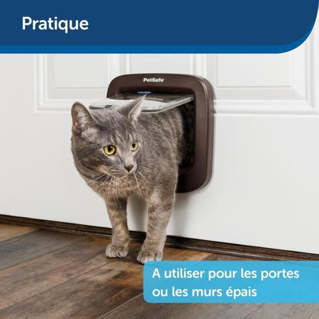 Tunnel di estensione per porta - PETSAFE - MICROSHIP - Marrone