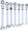 7 Chiavi combinate a cricchetto - PRECISION STEEL