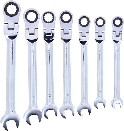 7 Chiavi combinate a cricchetto - PRECISION STEEL