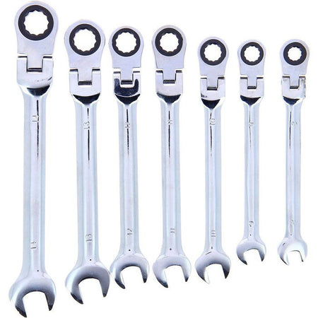 7 Chiavi combinate a cricchetto - PRECISION STEEL