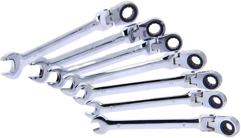 7 Chiavi combinate a cricchetto - PRECISION STEEL