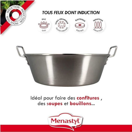 Marmellatiera - MENASTYL - 4615452 - Acciaio inox - 40,5 cm