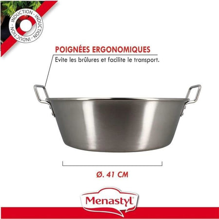 Marmellatiera - MENASTYL - 4615452 - Acciaio inox - 40,5 cm