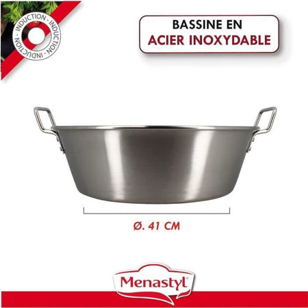 Marmellatiera - MENASTYL - 4615452 - Acciaio inox - 40,5 cm
