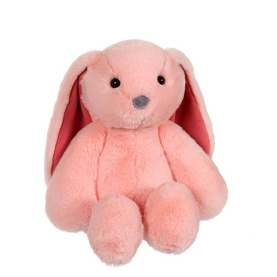 Peluche coniglietto alla moda - GIPSY TOYS - Rosa, 28 cm
