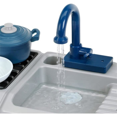Giocattolo per lavello - KLEIN - Lavello da cucina Miele con rubinetto funzionale e accessori - Viene fornito con molti accessori.