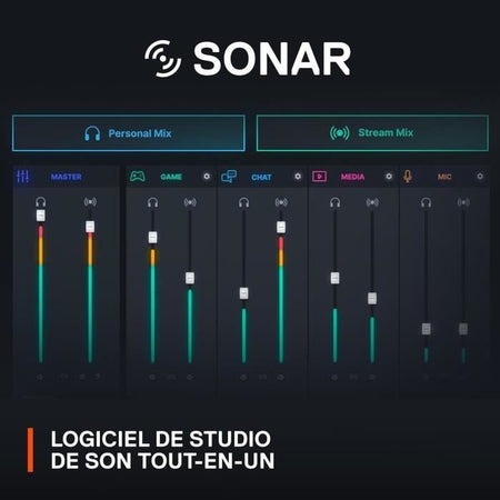 Microfono da gioco XLR di qualità da studio - STEELSERIES - ALIAS PRO - Nero