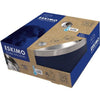 Ciotola - M PETS - ESKIMO - Doppia parete 1,25 L - Nera - Acciaio inossidabile, antiscivolo, inodore, antiruggine, lavabile