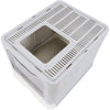 Toilette - M PETS - SILE TOP - Grigio - 51 x 41 x 12,5 cm - Pratico cassetto scorrevole, estraibile, pala inclusa