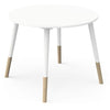 Set 1 tavolo + 2 sedie - FIMIANA - Stile scandinavo - Bianco opaco / Rovere Kronberg - DEMEYERE