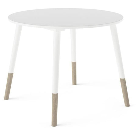 Set 1 tavolo + 2 sedie - FIMIANA - Stile scandinavo - Bianco opaco / Rovere Kronberg - DEMEYERE