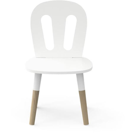 Set 1 tavolo + 2 sedie - FIMIANA - Stile scandinavo - Bianco opaco / Rovere Kronberg - DEMEYERE