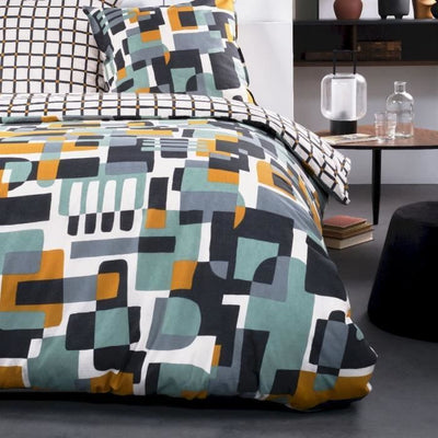 Completo letto - TODAY - Sunshine - 116485 - 2 persone - 220x240 cm - Cotone - Stampato 9.43