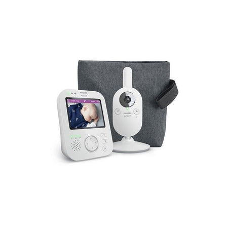 Baby monitor video SCD892/26 con portata di 300 metri / schermo a colori da 3,5' con zoom 2x / ninne nanne - luce notturna - temperatura - modalità eco