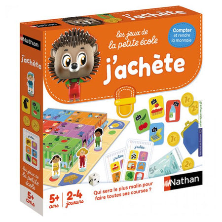 Gioco da tavolo - NATHAN - Lo compro - Gioco di corse con 6 negozi, 15 da spendere