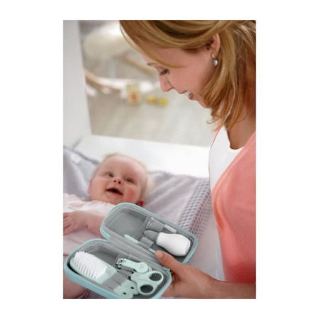 Kit per la cura del bambino Philips Avent, tagliaunghie, forbici, 3 lime, pettine, spazzola per capelli, aspiratore nasale e spazzolino da denti