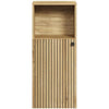 Mobiletto da bagno - Decoro rovere - L40 x A95 x P31 cm - PURE BLISS